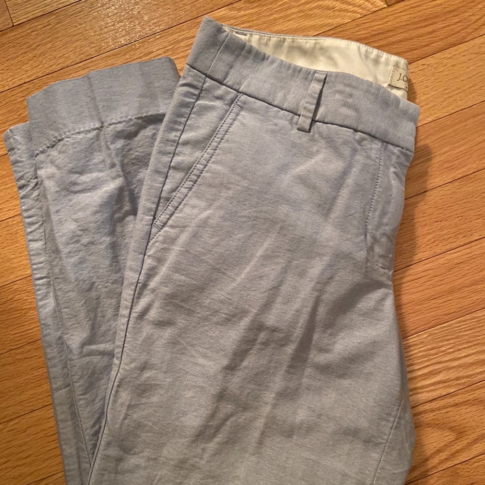J Crew Cropped Oxford Pant Size 6
